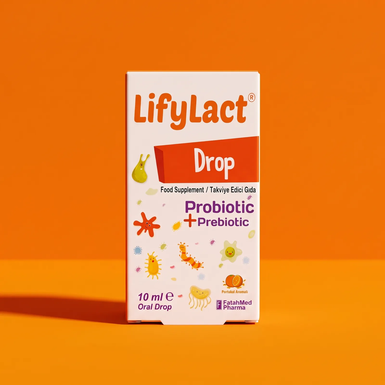 LifyLact Drop — تصوّر عرض توضيحي، مُنشأ من العلبة المصوّرة